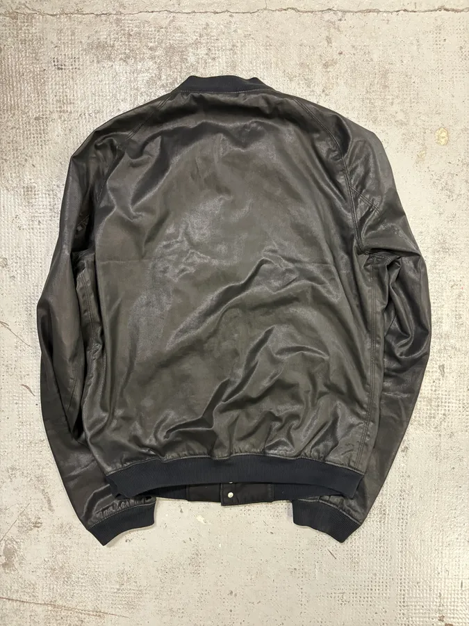 AW2012 Balmain Black Dark Bomber Jacket - Image 5