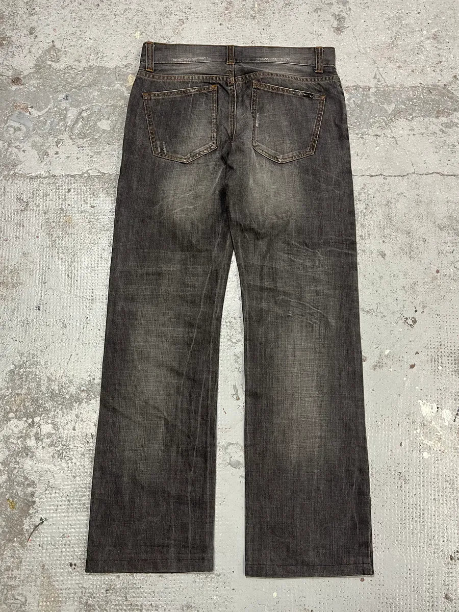 AW2012 Dolce & Gabbana Grey Denim Jeans - Image 7