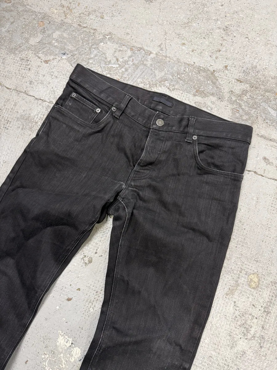 AW2012 Prada Black Slim Denim Jeans - Image 5