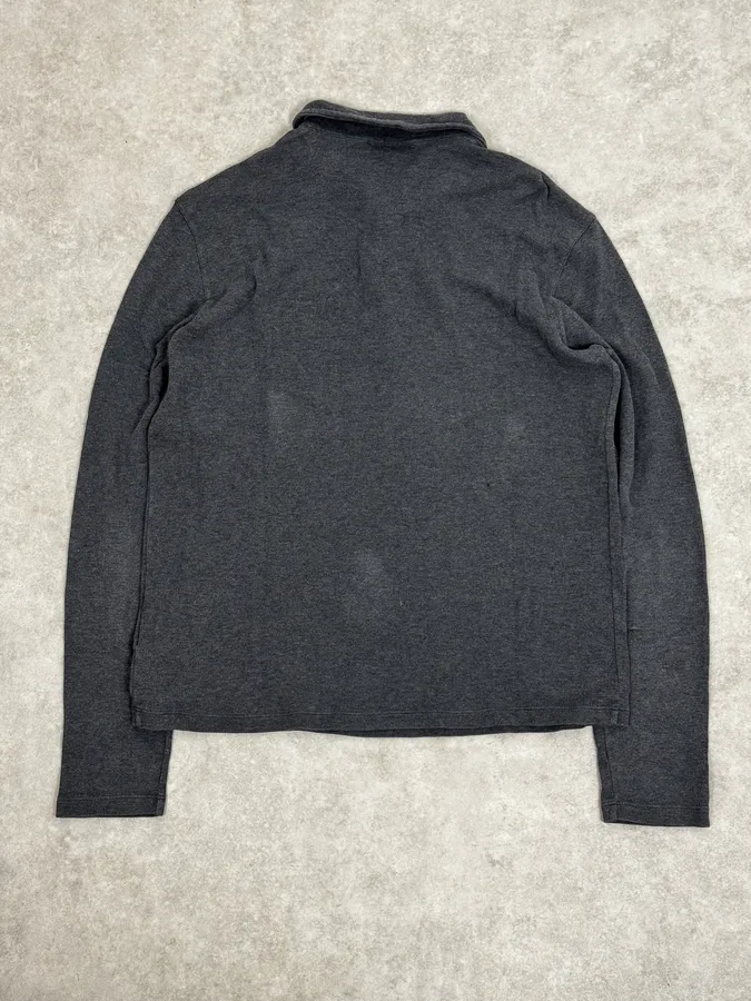 AW2012 Prada Grey Polo Longsleeves - Image 4