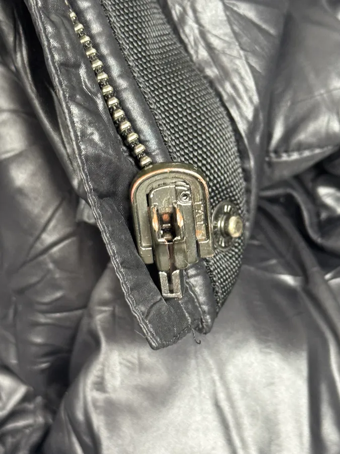 AW2012 Prada Linea Rossa Black Nylon Quilted Puffer Jacket - Image 9
