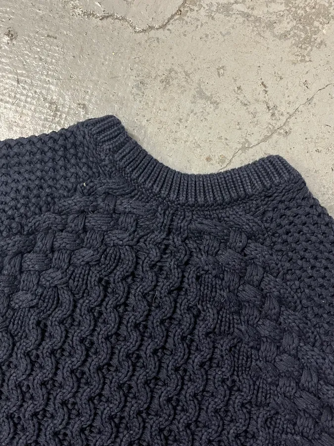 AW2013 Acne Studios Ruth Air Navy Wool Sweater - Image 7