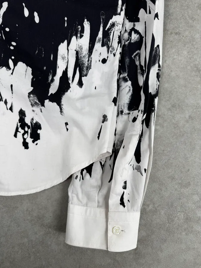 AW2013 Alexander McQueen Black & White Contemporary Shirt - Image 10