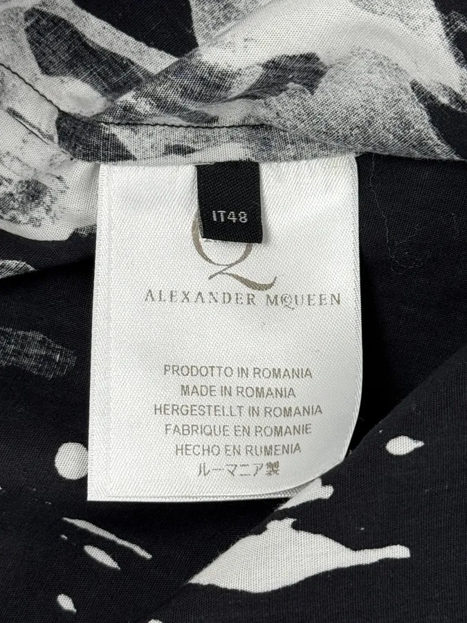 AW2013 Alexander McQueen Black & White Contemporary Shirt - Image 12