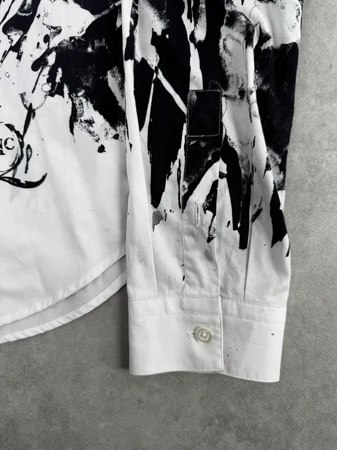 AW2013 Alexander McQueen Black & White Contemporary Shirt - Image 9