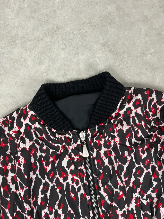 AW2014 Alexander McQueen Camo Leopard Reversible Bomber Jacket - Image 11