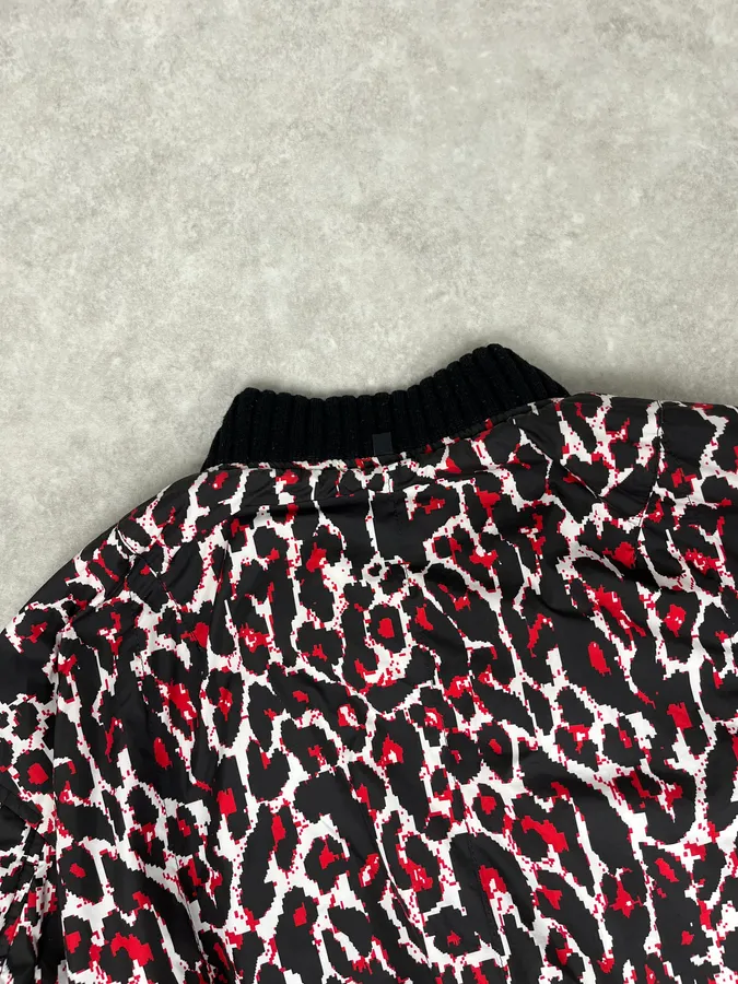 AW2014 Alexander McQueen Camo Leopard Reversible Bomber Jacket - Image 12