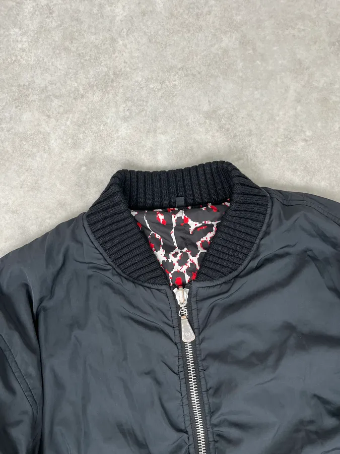 AW2014 Alexander McQueen Camo Leopard Reversible Bomber Jacket - Image 13