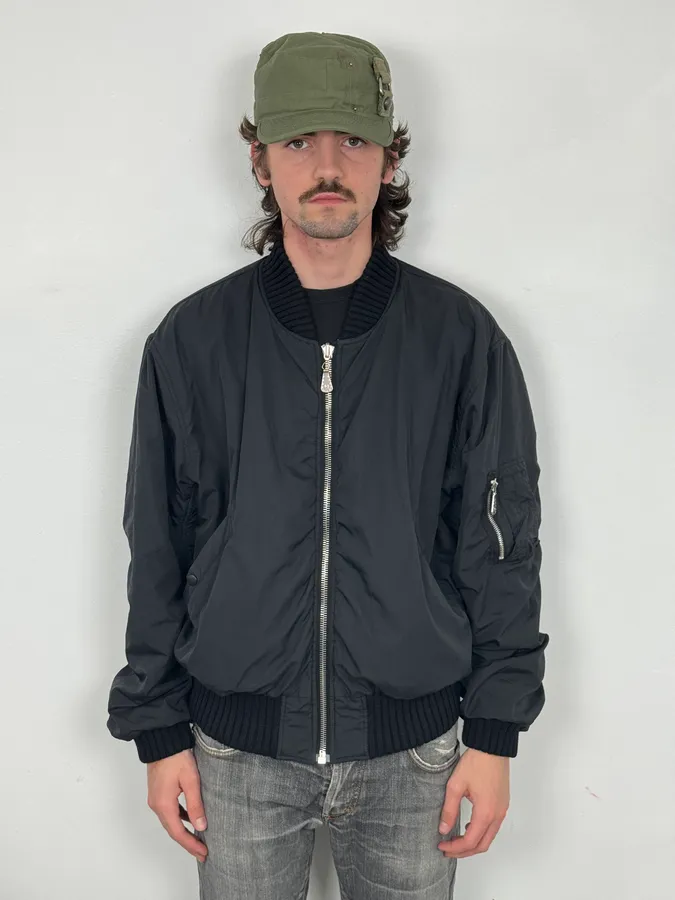 AW2014 Alexander McQueen Camo Leopard Reversible Bomber Jacket - Image 4