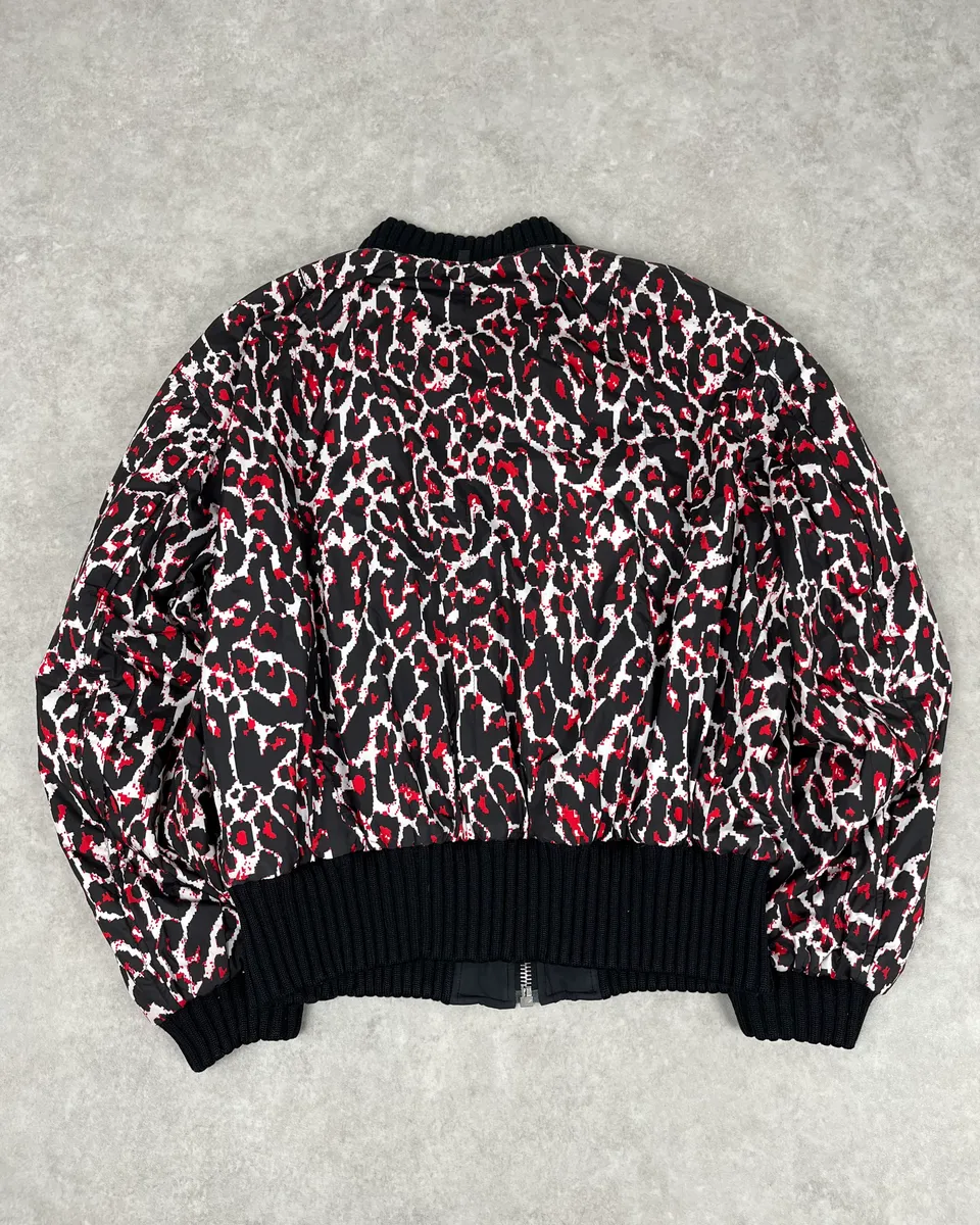 AW2014 Alexander McQueen Camo Leopard Reversible Bomber Jacket - Image 7