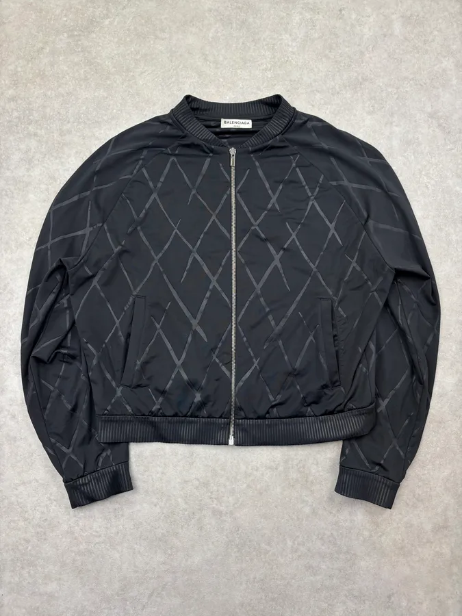 AW2014 Balenciaga Black Nylon Light Jacket