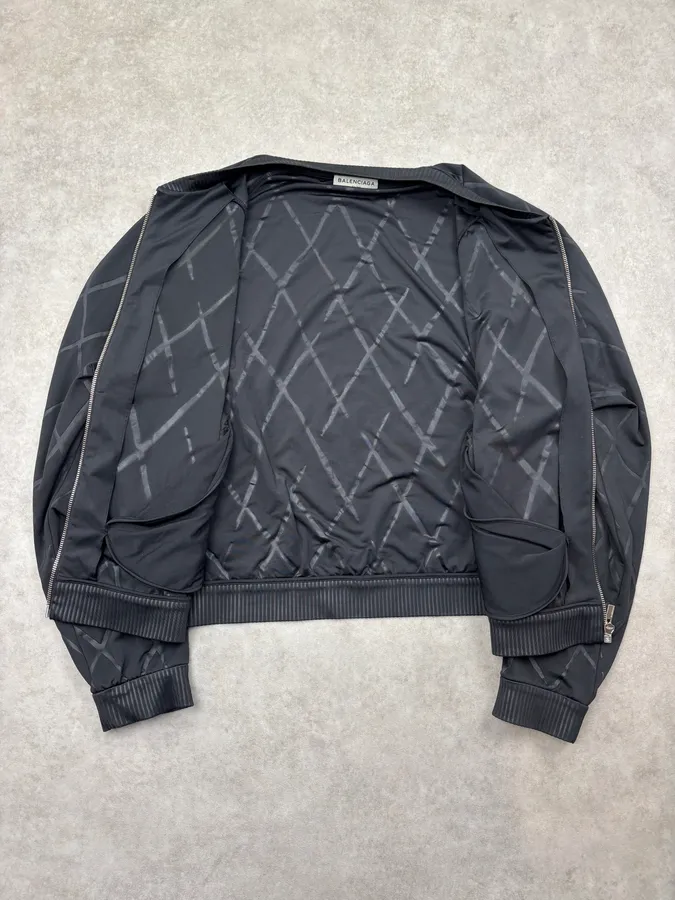AW2014 Balenciaga Black Nylon Light Jacket - Image 7