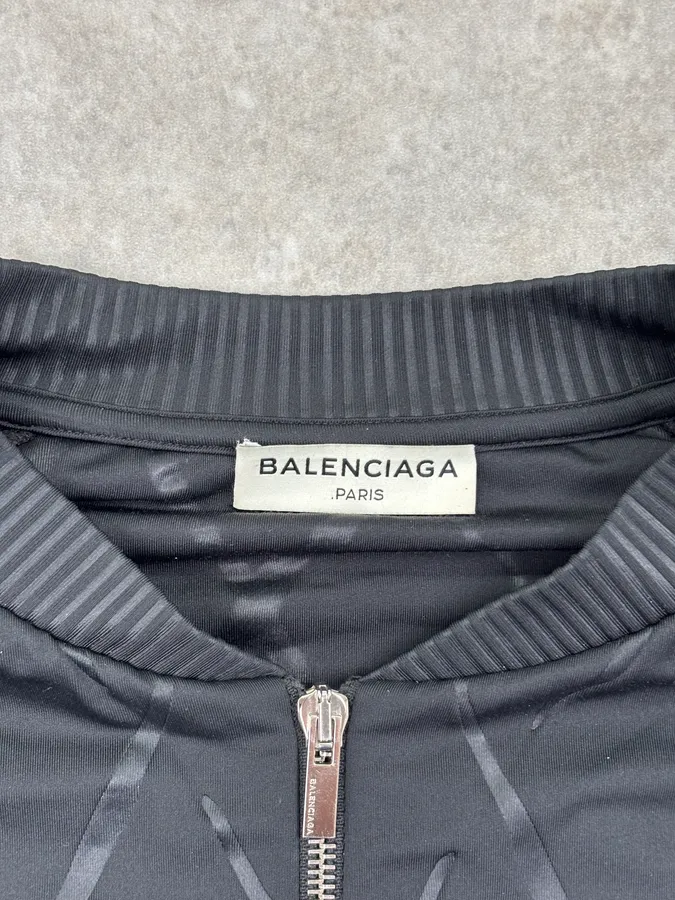 AW2014 Balenciaga Black Nylon Light Jacket - Image 8