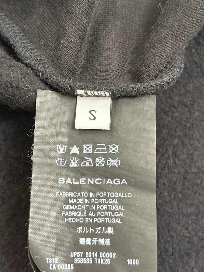 AW2014 Balenciaga Grey & Black Zip-up Sweater - Image 10