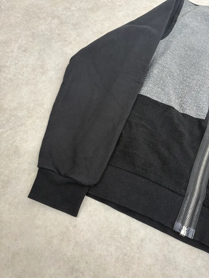 AW2014 Balenciaga Grey & Black Zip-up Sweater - Image 7