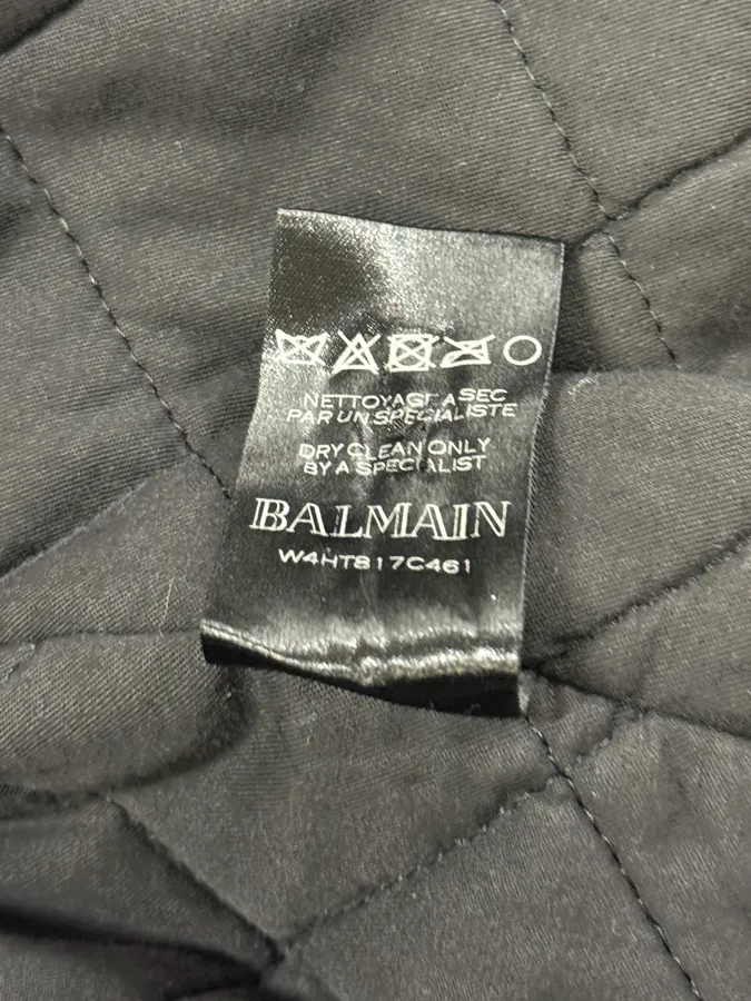 AW2014 Balmain Military Green Officer Jacket - Image 19