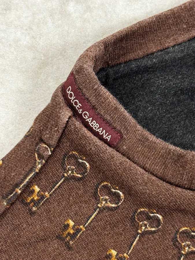AW2014 Dolce & Gabbana Brown Knight Axe Sweater - Image 10