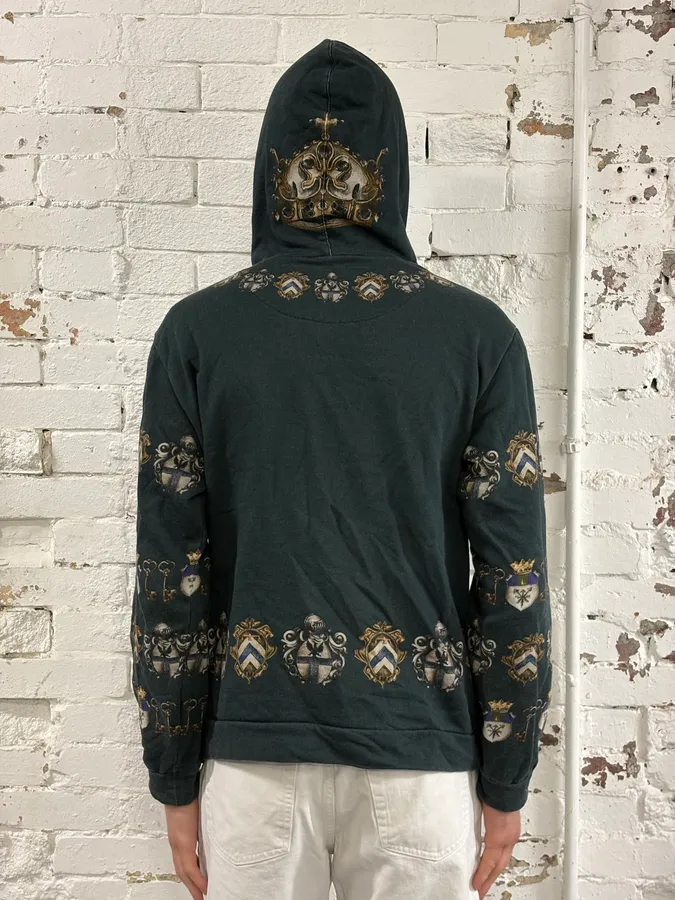 AW2014 Dolce & Gabbana Heraldic Knight Crest Hoodie - Image 3