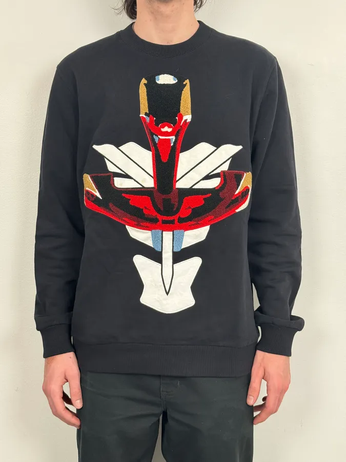 AW2014 Givenchy Black Contemporary Crewneck Sweater by Riccardo Tisci - Image 2