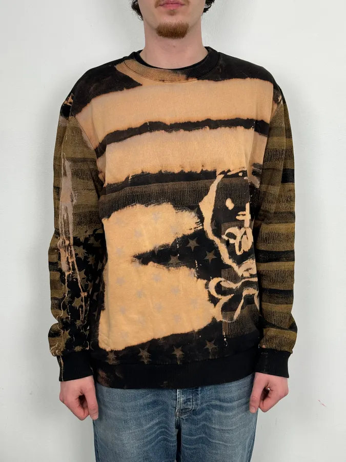 AW2014 Givenchy Contemporary Distressed Skull Sweater by Riccardo Tisci - Image 2