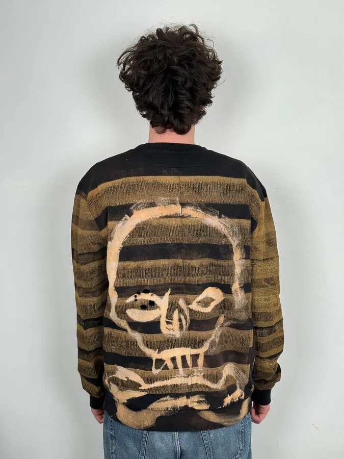 AW2014 Givenchy Contemporary Distressed Skull Sweater by Riccardo Tisci - Image 3