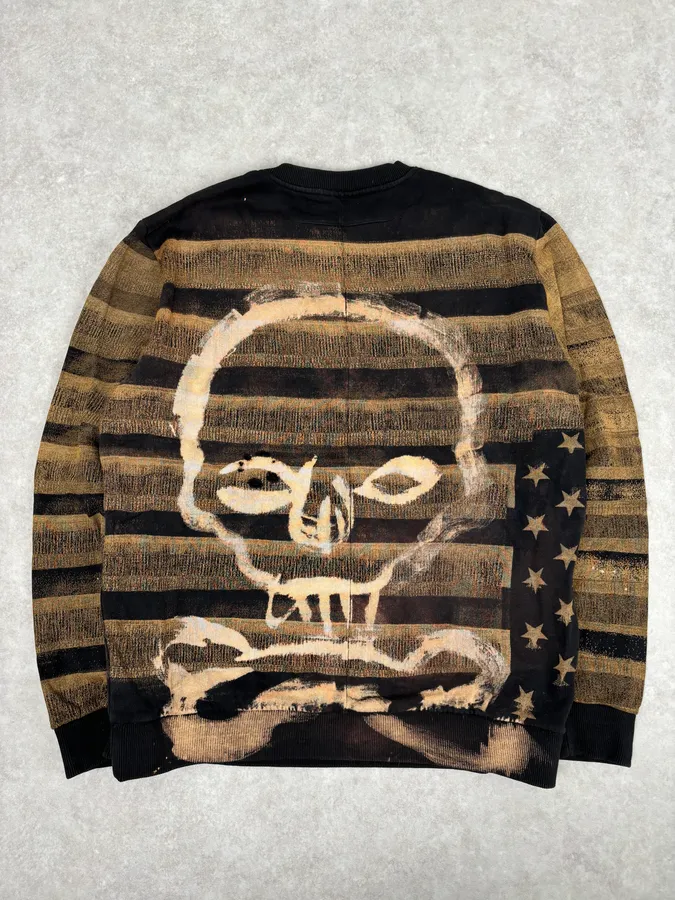 AW2014 Givenchy Contemporary Distressed Skull Sweater by Riccardo Tisci - Image 5