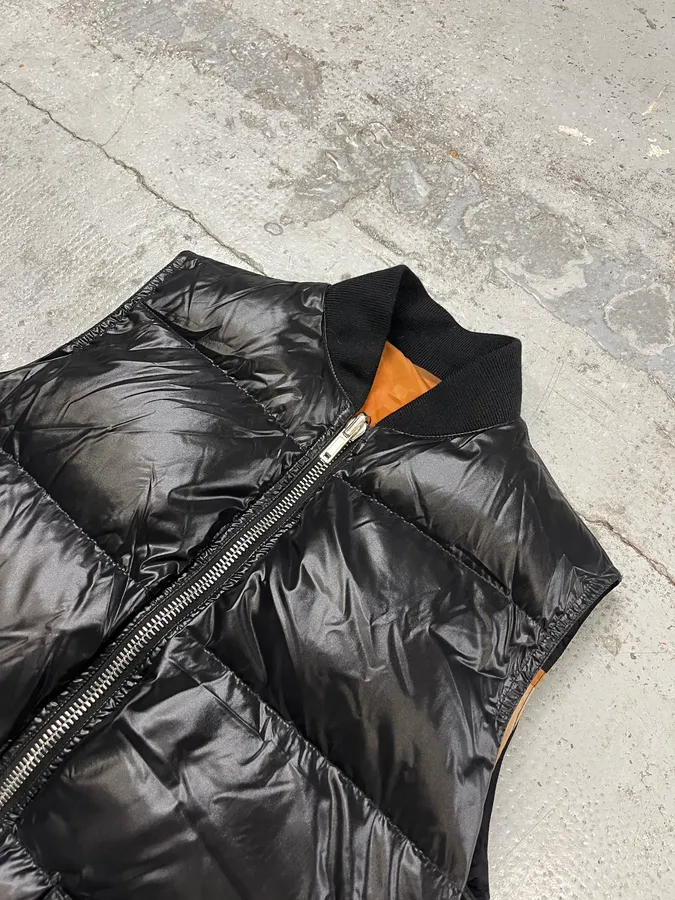 AW2014 Givenchy Madonna Reversible Black Puffer Vest Jacket - Image 7