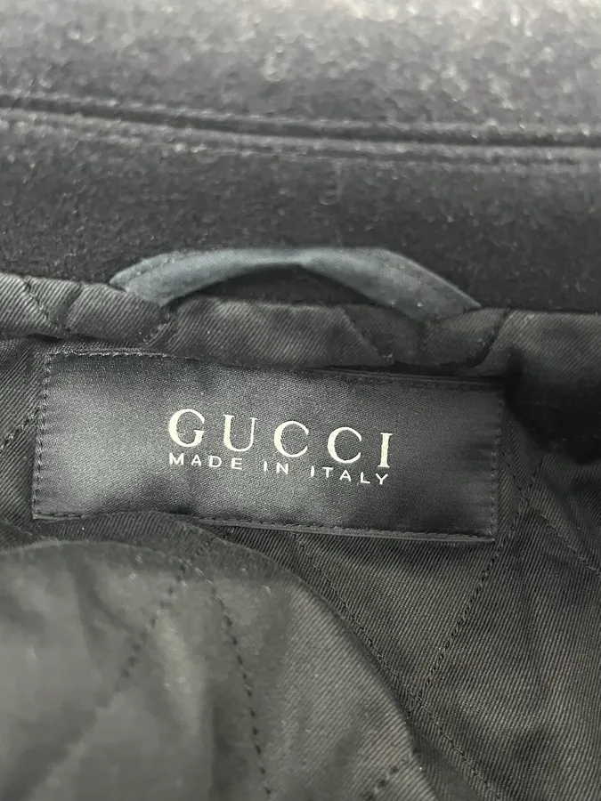 AW2014 Gucci Black Wool Bomber Jacket - Image 9