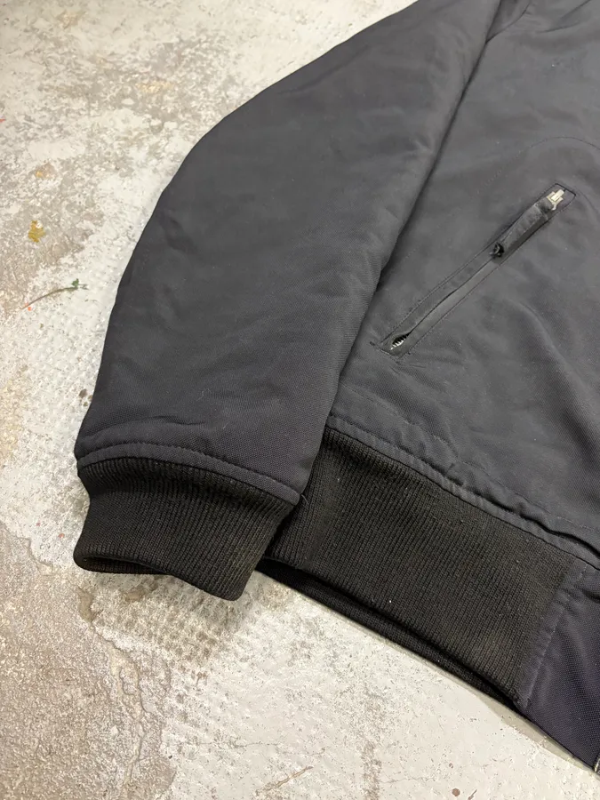 AW2014 Our Legacy Black Shimmer Nylon Bomber Jacket - Image 8