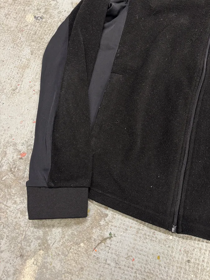 AW2014 Prada Black Nylon Polar Zip Sweater - Image 6
