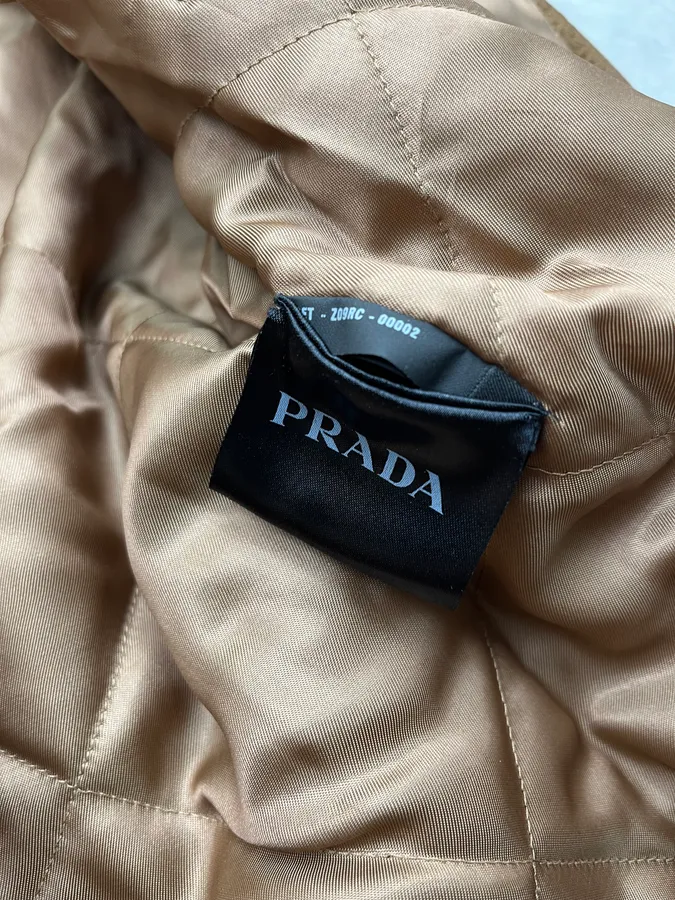 AW2014 Prada Camel Premium Leather Jacket - Image 11