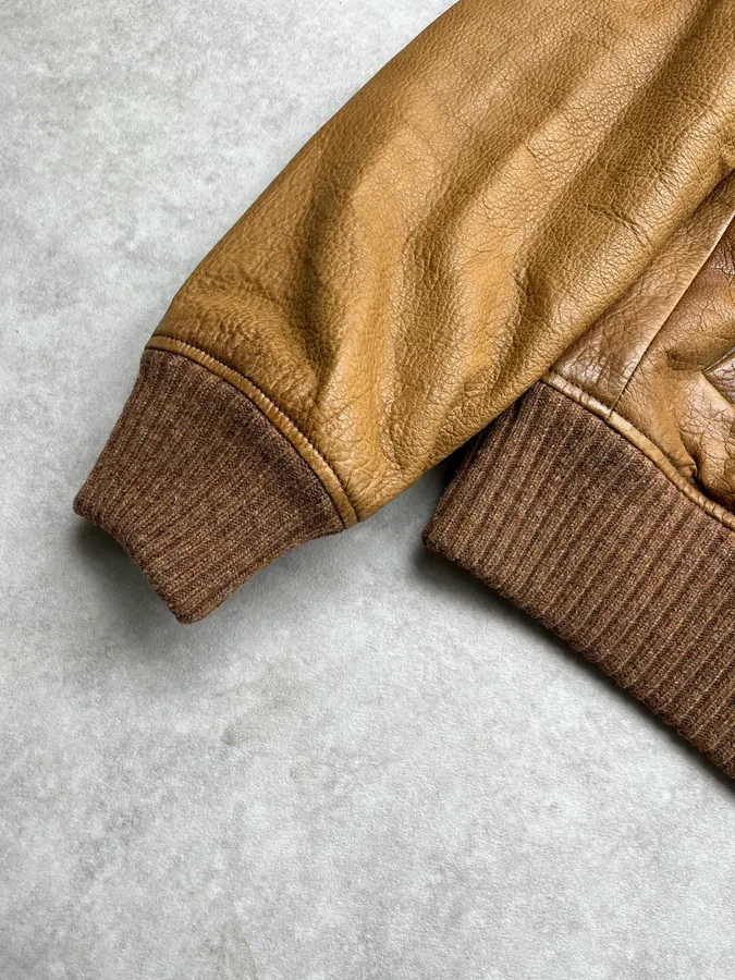 AW2014 Prada Camel Premium Leather Jacket - Image 6