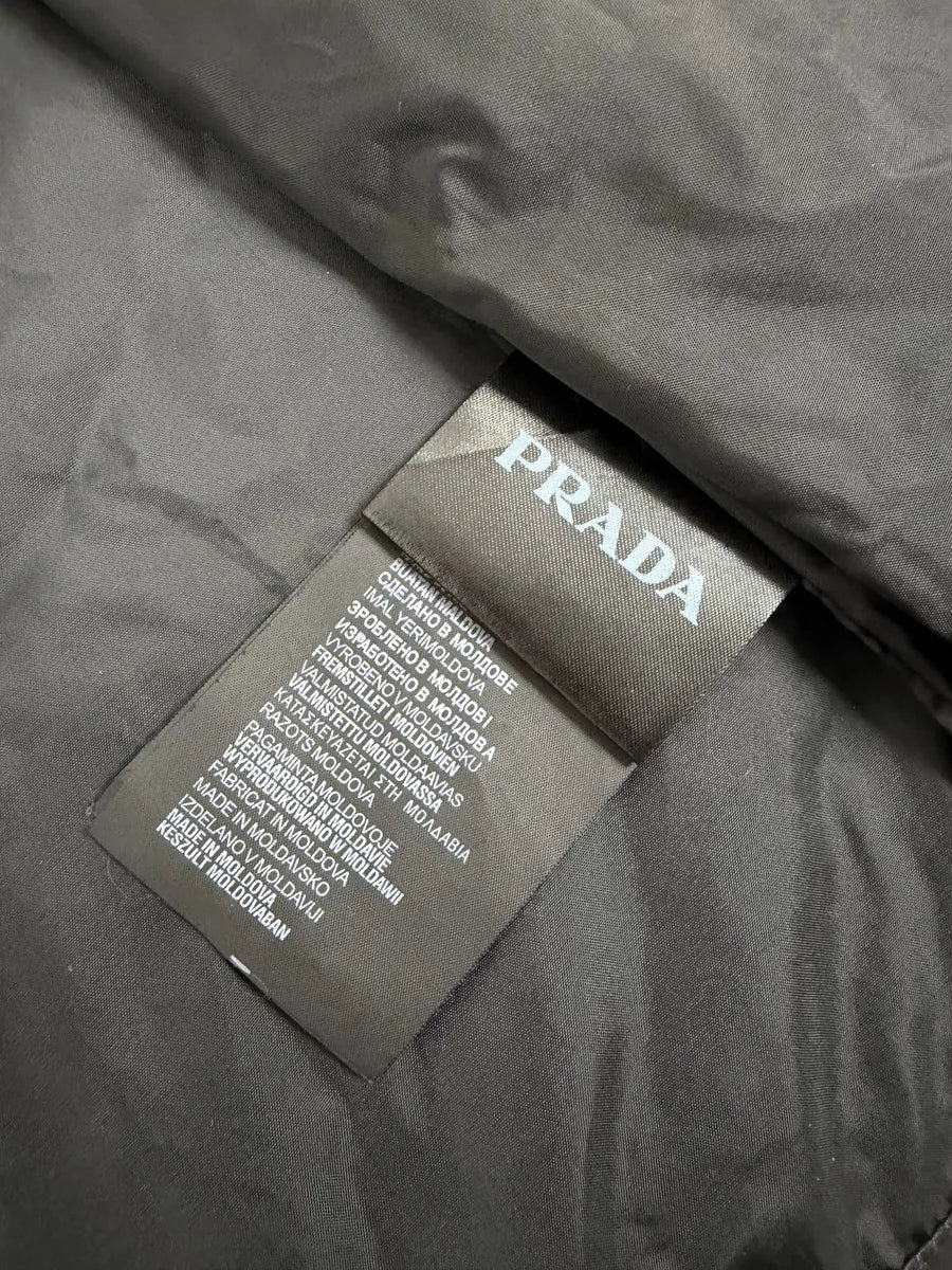 AW2014 Prada Camo Black & White Windbreaker Jacket - Image 14