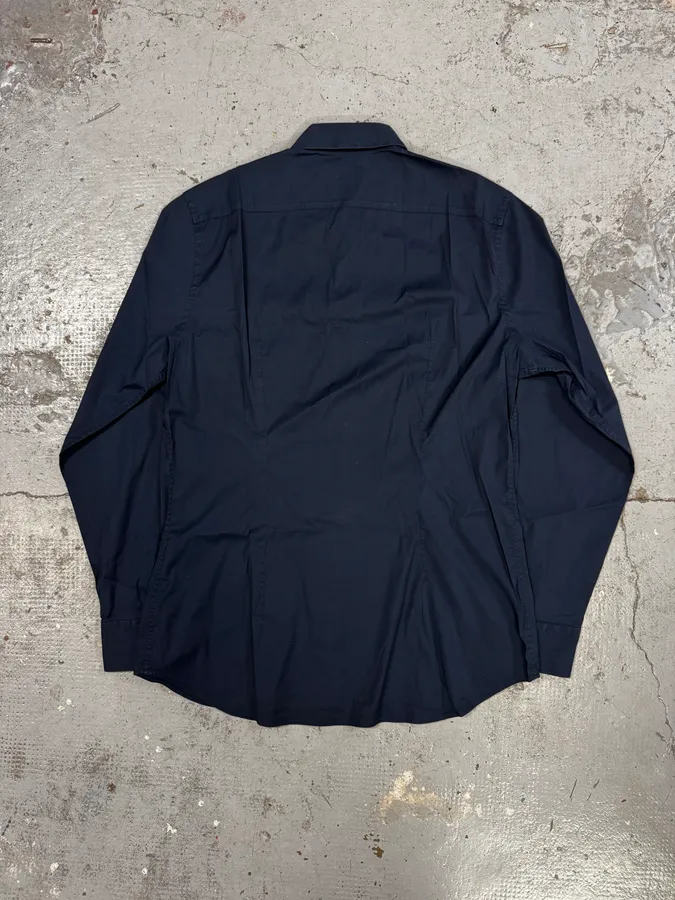 AW2014 Prada Navy Minimalist Shirt - Image 3