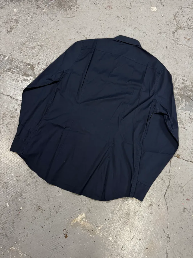AW2014 Prada Navy Minimalist Shirt - Image 4