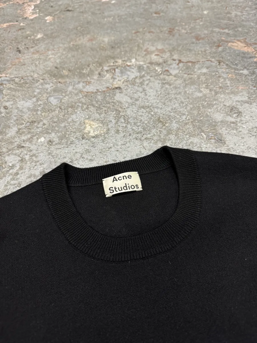 AW2015 Acne Studios Black Minimalist Sweater - Image 7