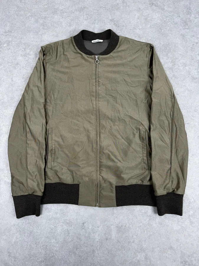 AW2015 Acne Studios Light Khaki Green Bomber Jacket