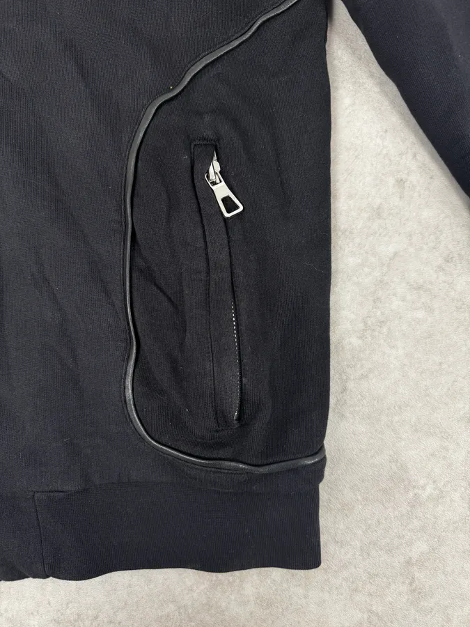 AW2015 Balmain x H&M Black Padded Zip-up Hoodie - Image 9