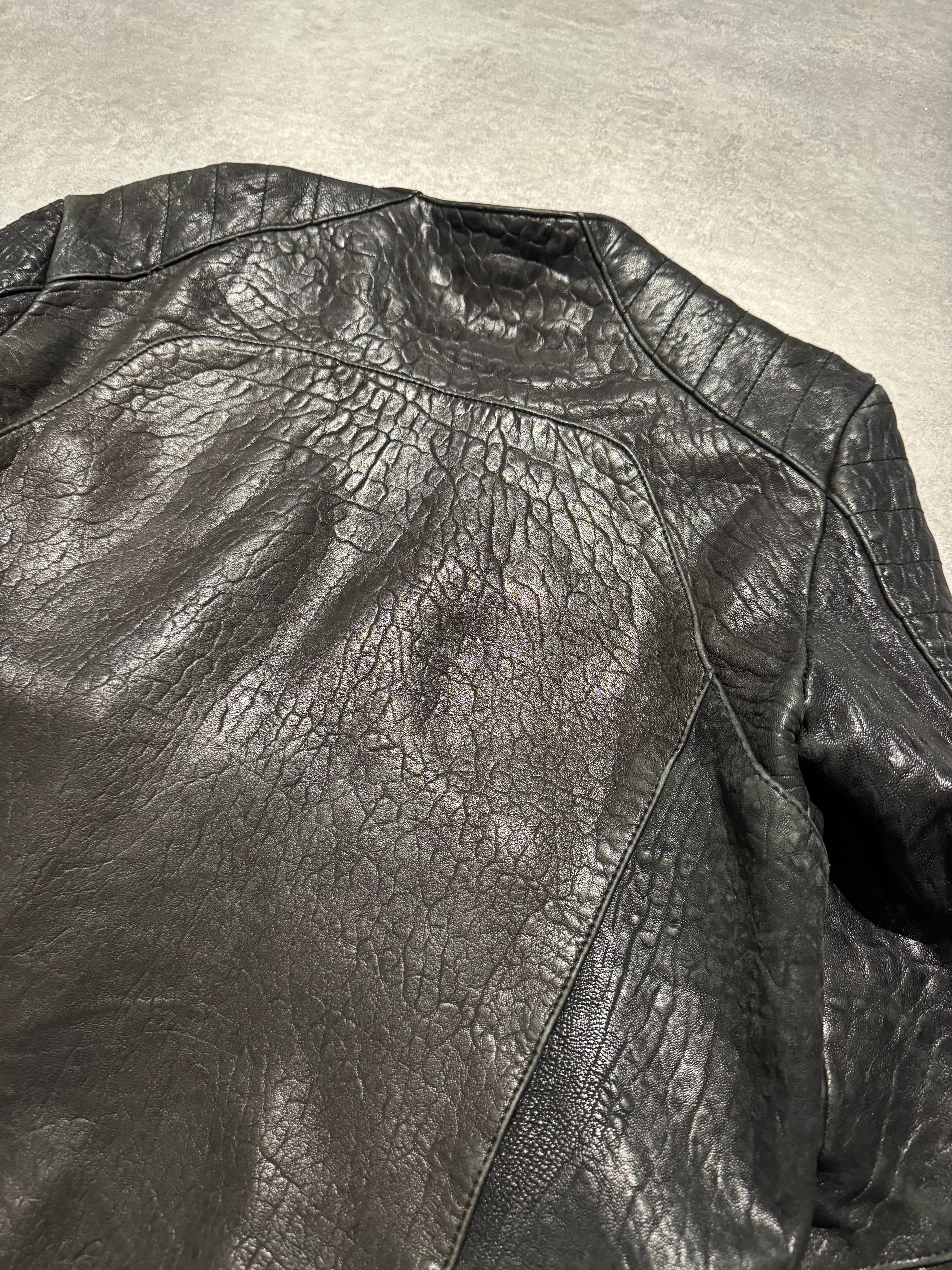 AW2015 Balmain x H&M Pure Biker Leather Jacket - Image 10