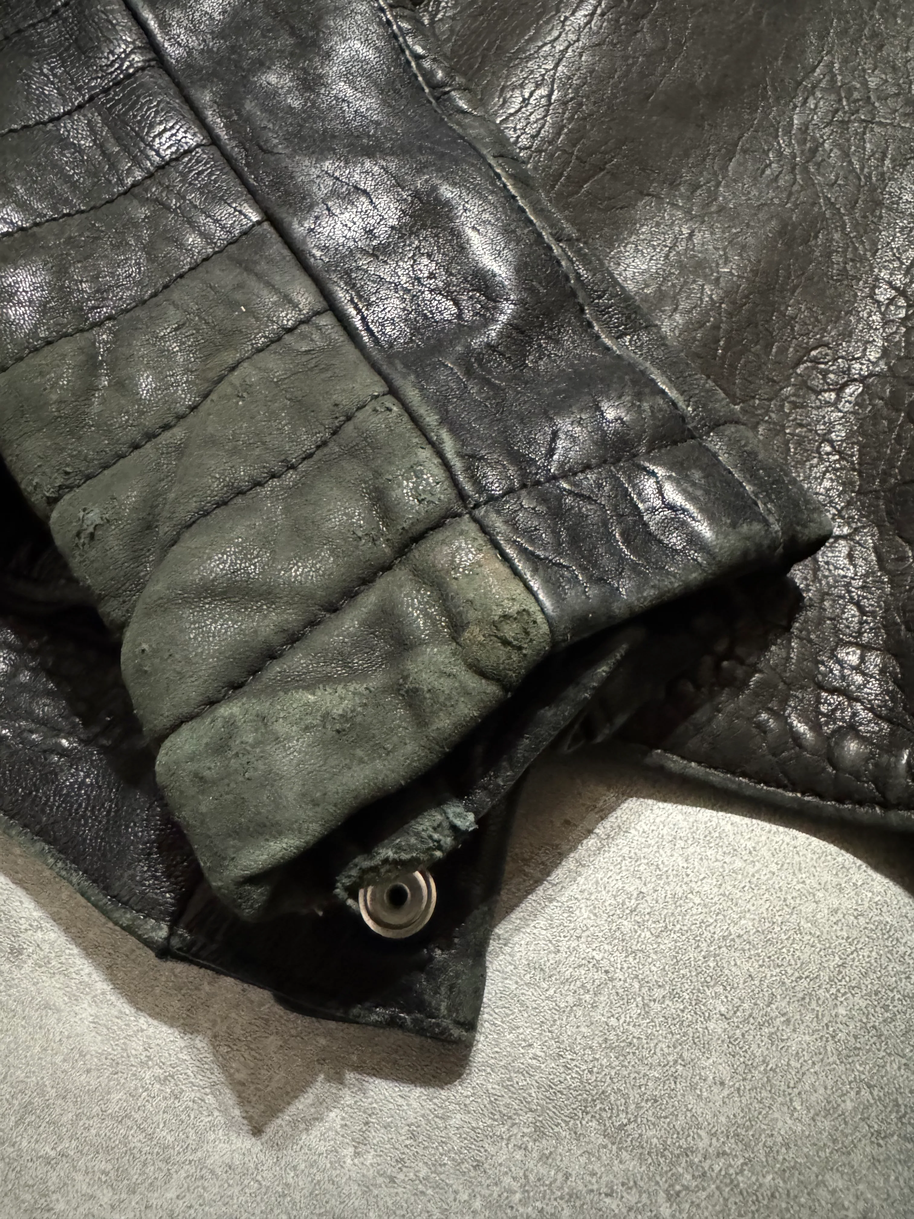 AW2015 Balmain x H&M Pure Biker Leather Jacket - Image 11