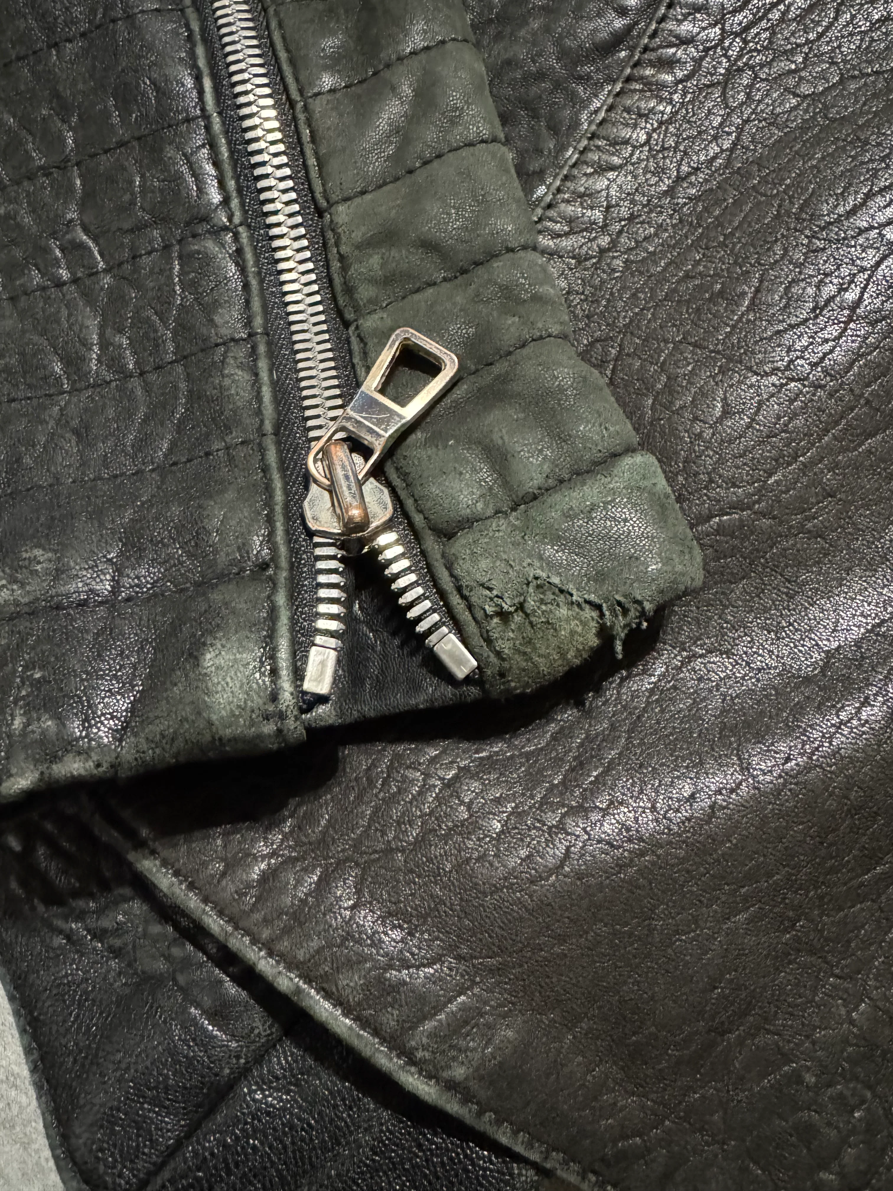 AW2015 Balmain x H&M Pure Biker Leather Jacket - Image 12