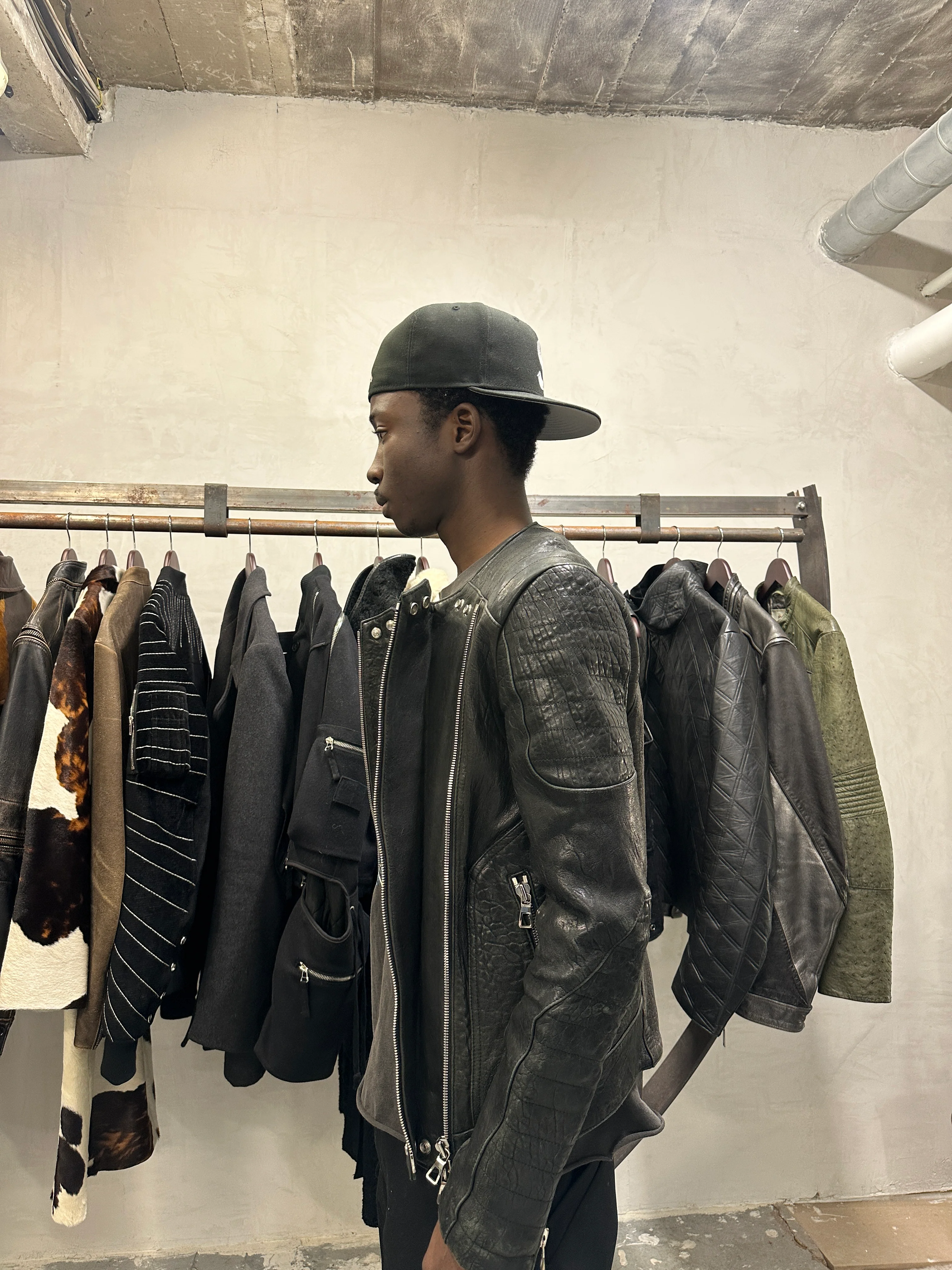 AW2015 Balmain x H&M Pure Biker Leather Jacket - Image 13