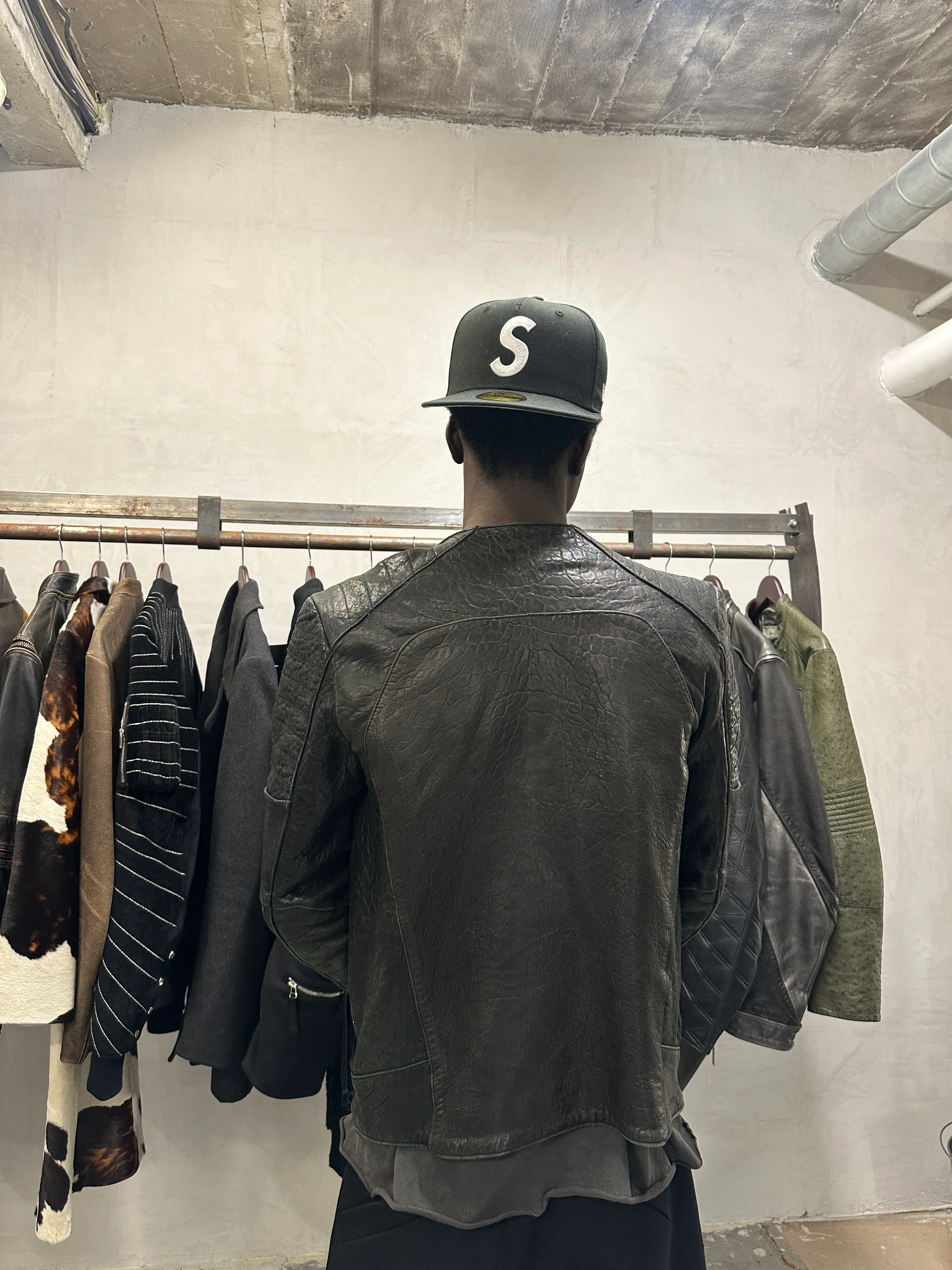 AW2015 Balmain x H&M Pure Biker Leather Jacket - Image 14