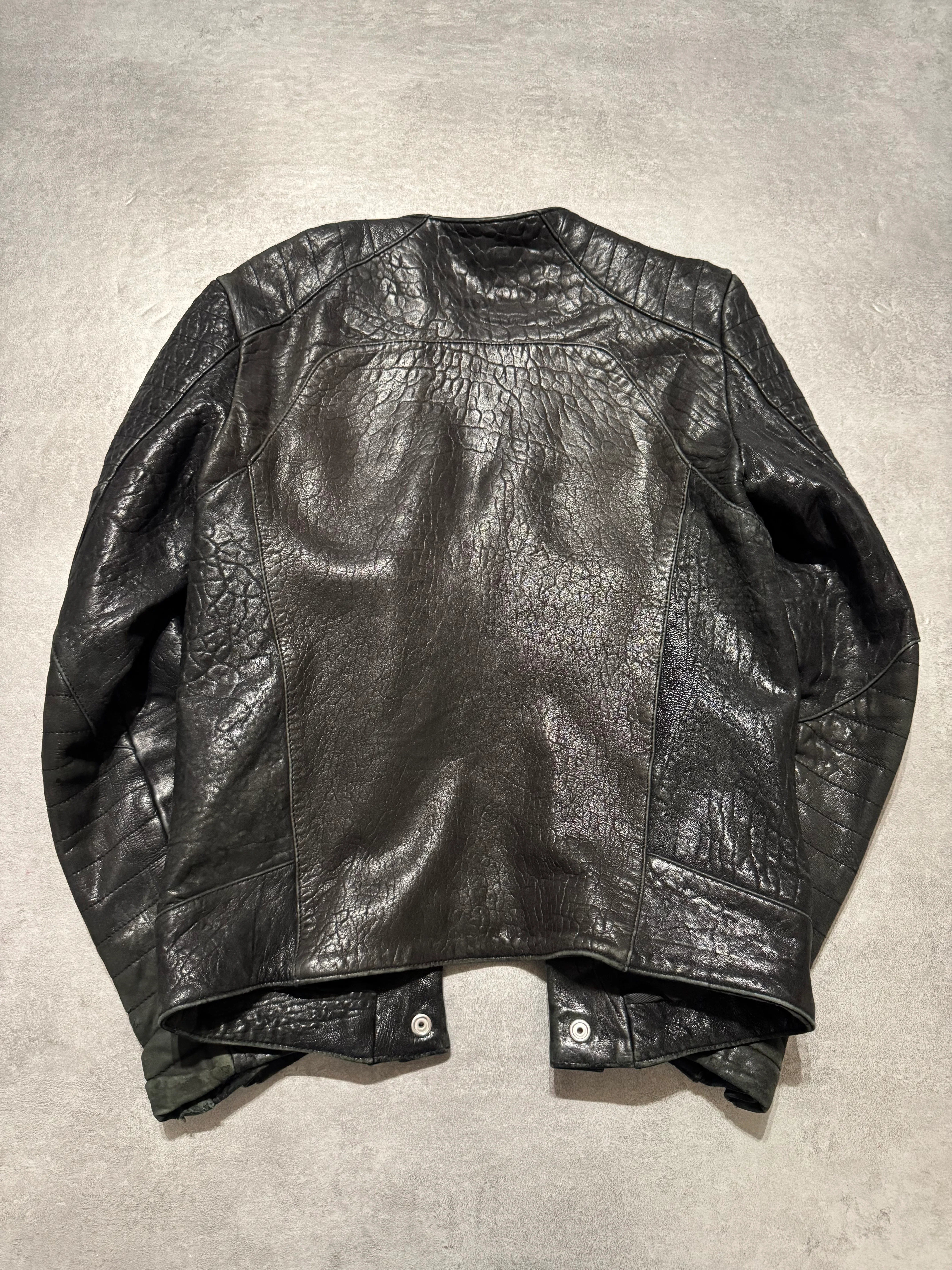 AW2015 Balmain x H&M Pure Biker Leather Jacket - Image 9