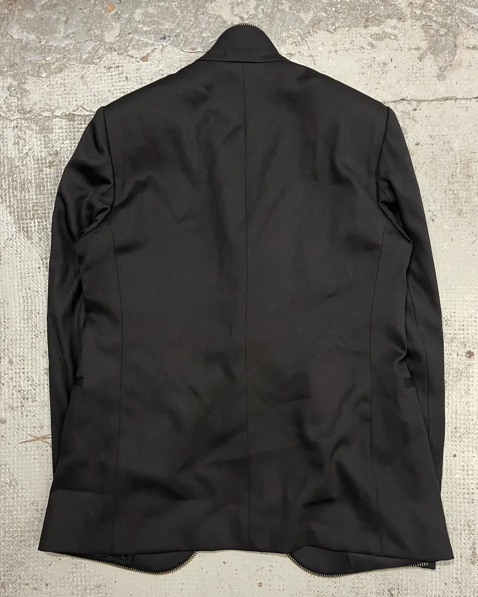 AW2015 Emporio Armani Black Full Zip Blazer Jacket - Image 8