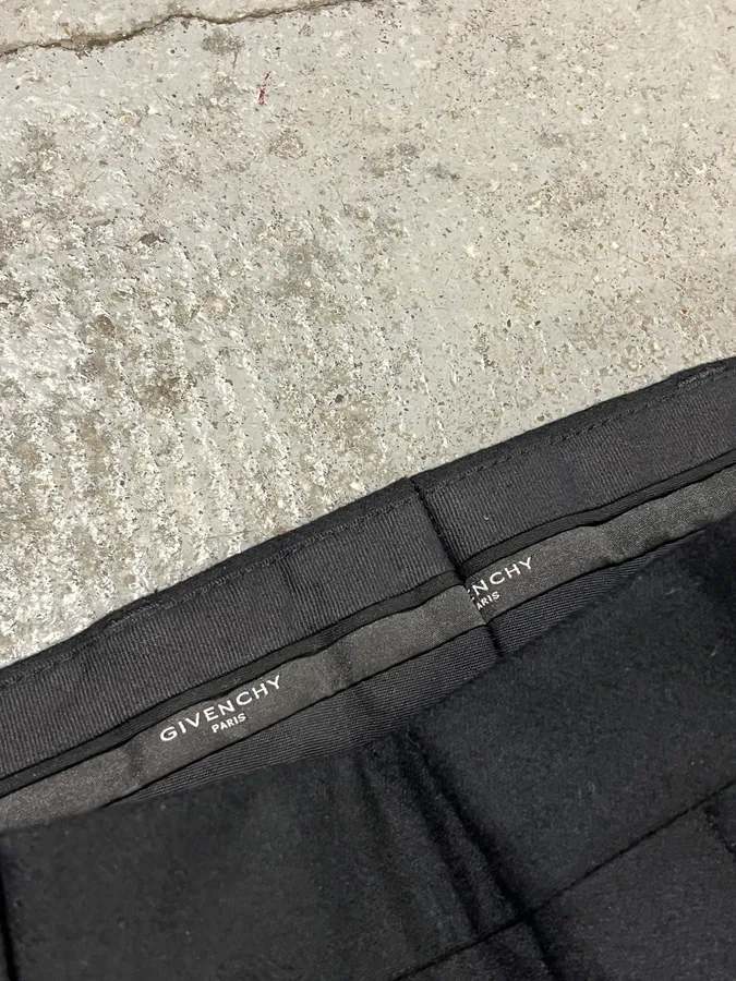 AW2015 Givenchy Black Wool Tailored Pants by Riccardo Tisci - Image 9