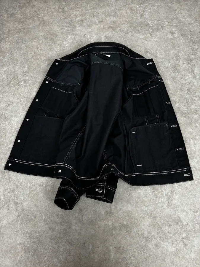 AW2015 Givenchy Stars Black Trucker Denim Jacket by Riccardo Tisci - Image 7