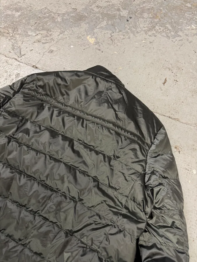 AW2015 Prada Olive Puffer Down Nylon Jacket - Image 9