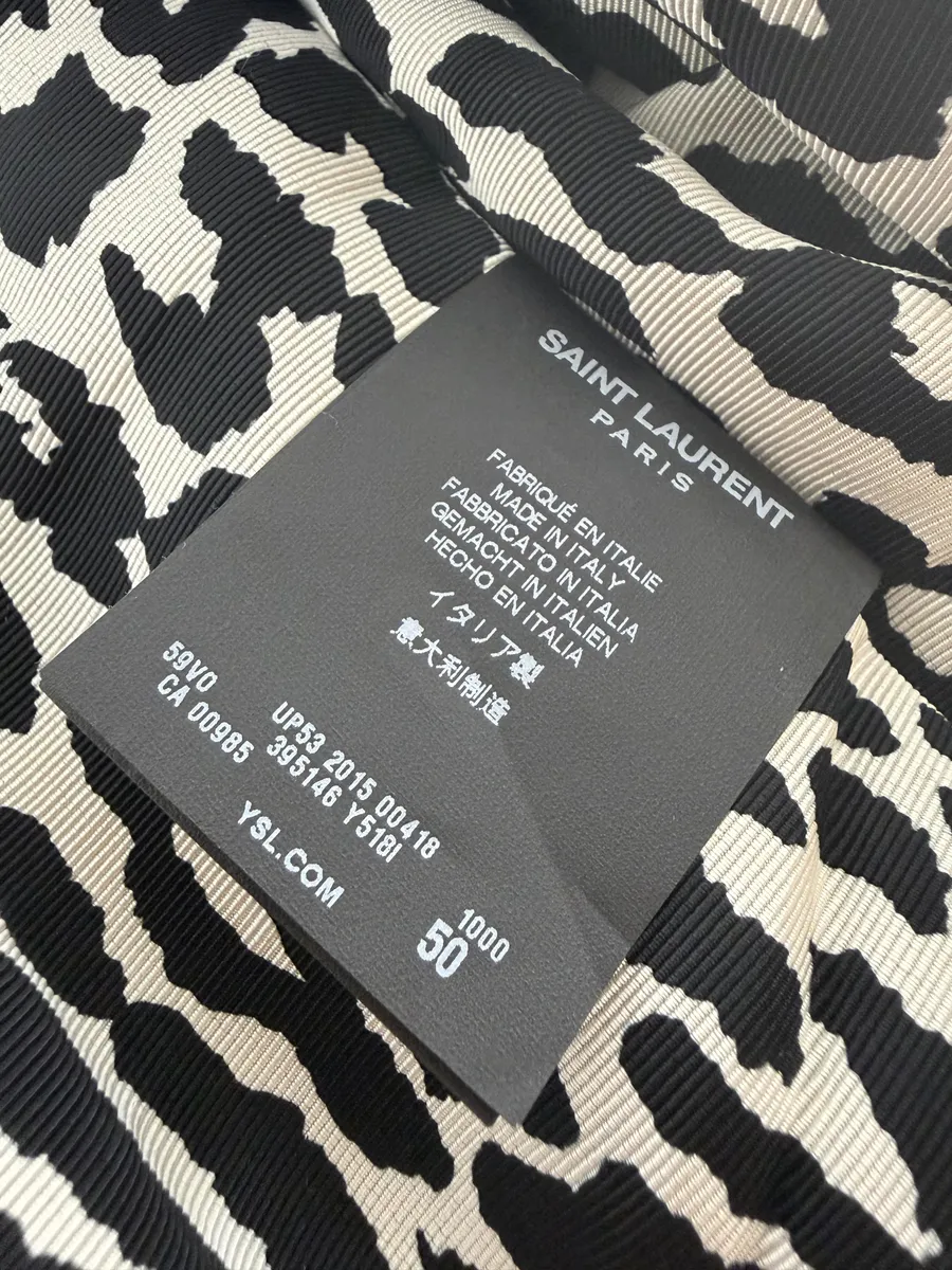 AW2015 Saint Laurent Black Patent Leather Multi Zip Jacket by Hedi Slimane - Image 17
