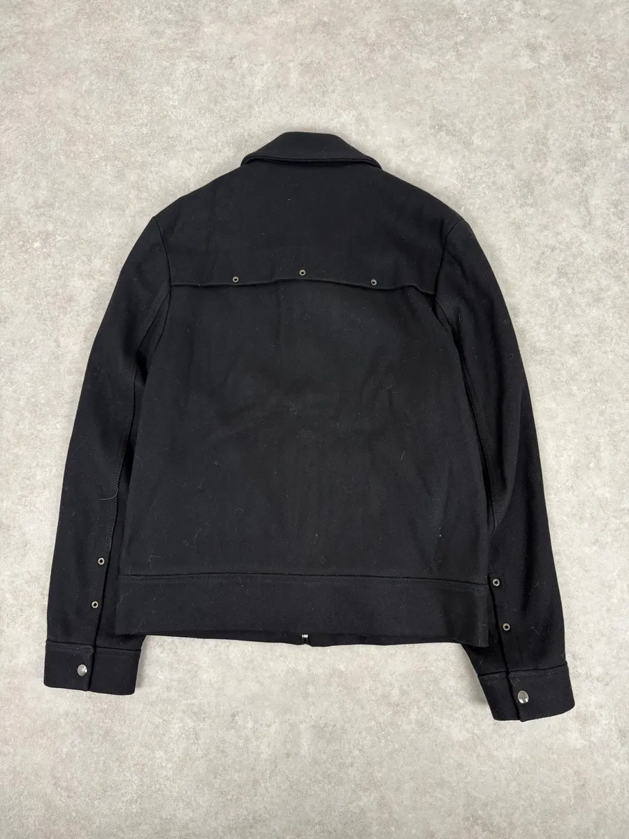 AW2016 Acne Studios Black Wool Structural Jacket - Image 6
